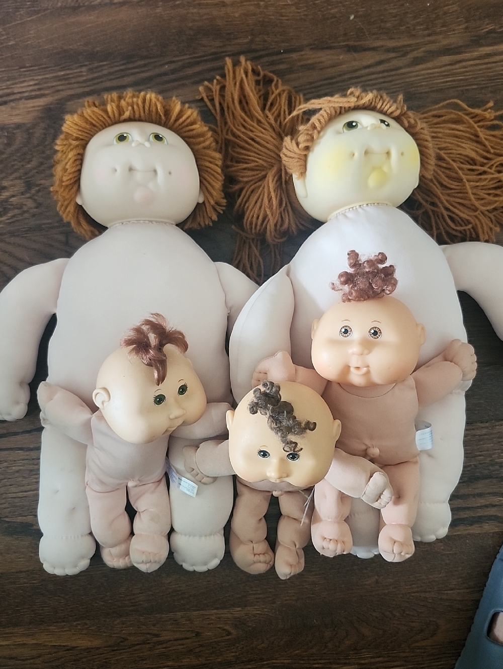 Plush Beige Cabbage-Style Baby Doll Set - Neutral Beige
